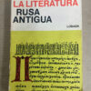 La Literatura Rusa Antigua - Riccardo Picchio