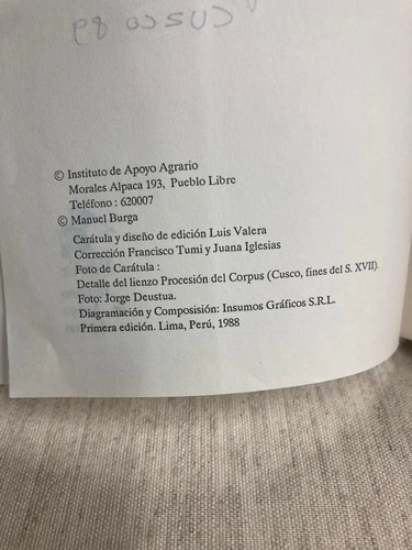 Nacimiento De Una Utopía - Manuel Burga