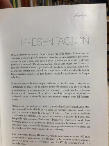 Maruja Hinestrosa - Luis Gabriel Mesa Martínez