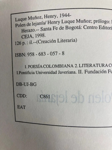 Polen De Lejanía - Henry Luque Muñoz