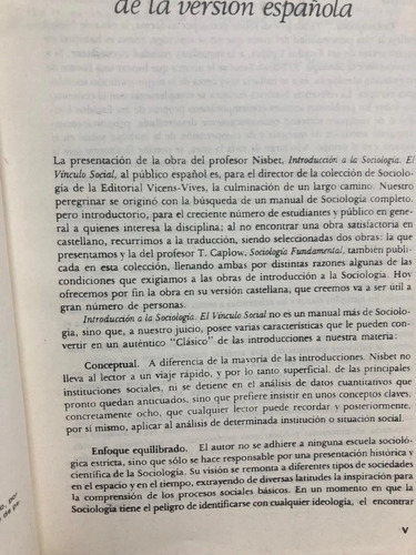 Introducción A La Sociología - Robert A. Nisbet