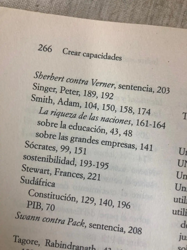 Crear Capacidades - Martha C. Nussbaum