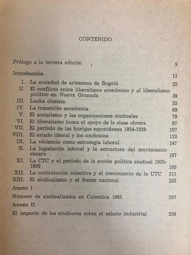 Historia Del Sindicalismo Colombiano - Miguel Urrutia