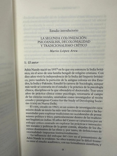 El Enemigo Intimo - Ashis Nandy