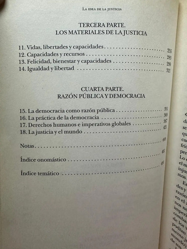 La Idea De La Justicia - Amartya Sen