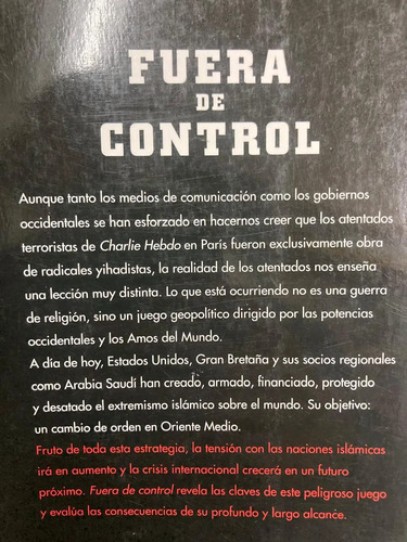 Fuera De Control - Daniel Estulin