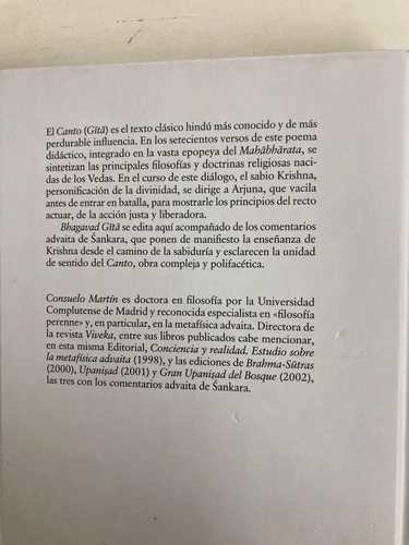 Bhagavad Gítá - Edición De Consuelo Martín