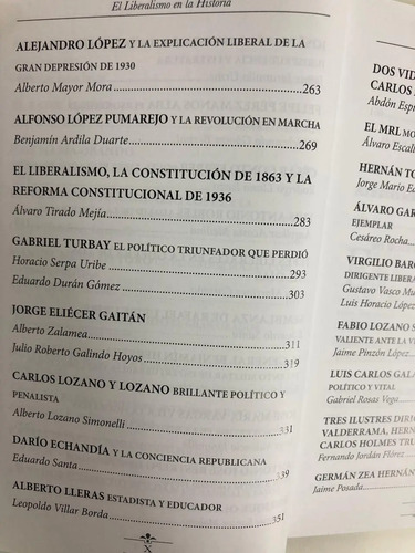 El Liberalismo En  La Historia - Varios Autores