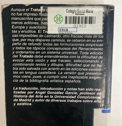 Leonardo Da Vinci: Tratado De Pintura