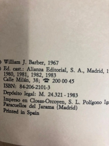 Historia Del Pensamiento  Económico - William J. Barber