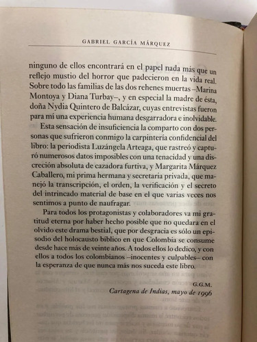 Noticia De Un Secuestro - Gabriel García Márquez