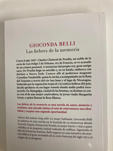 Las Fiebres De La Memoria - Gioconda Belli