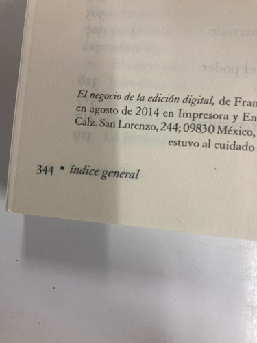 El Negocio De La Edición Digital - Frania Hall