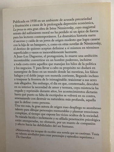 La Presa - Iréne Némirovsky