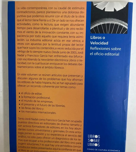 Libros O Velocidad - Jordi Nadal Y Francisco García