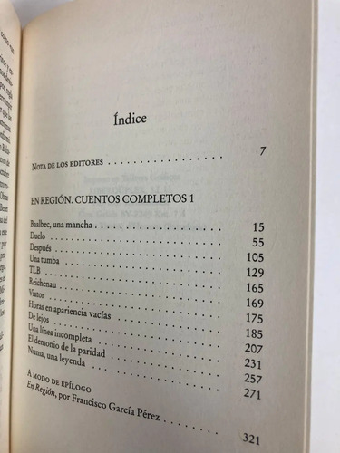 En Región - Juan Benet