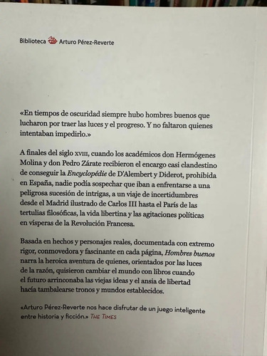 Hombres Buenos, De Arturo Perez-reverte.