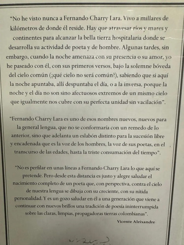 Poesía Reunida - Fernando Charry Lara
