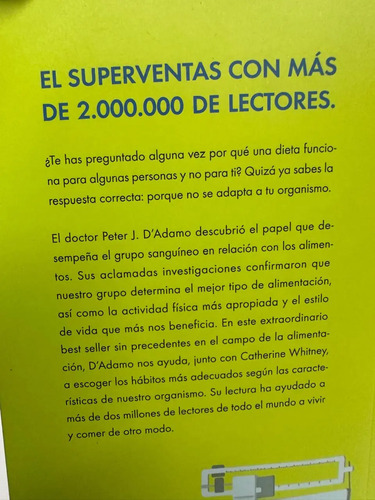 Los Grupos Sanguíneos Y La Alimentación - Peter J. D'adamo