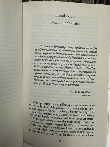 Los Grupos Sanguíneos Y La Alimentación - Peter J. D'adamo