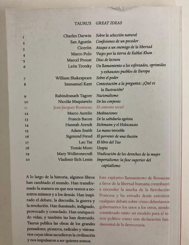 El Contrato Social - Jean-jacques Rousseau