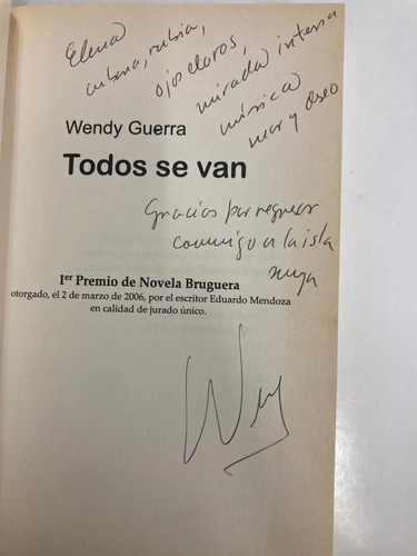 producto_639279658795067155_2 Todos Se Van - Wendy Guerra