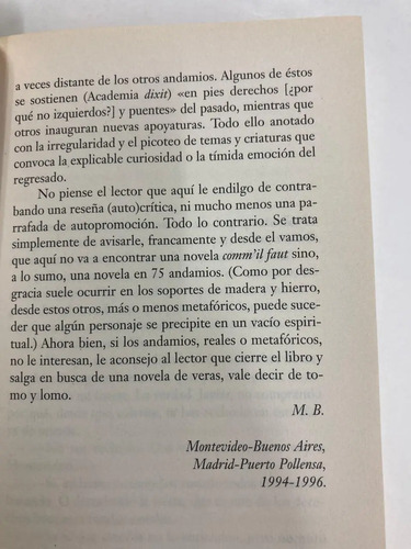 Andamios - Mario Benedetti