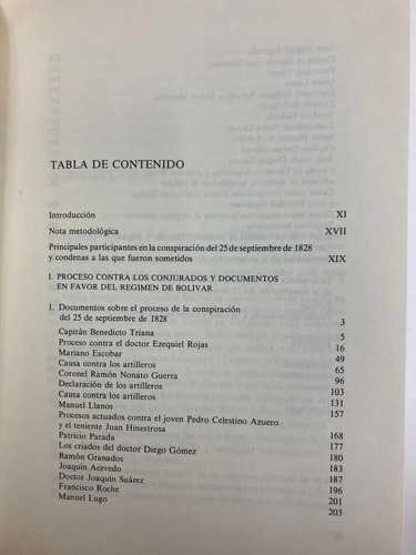 Causas Y Memorias De Los Conjurados, 1828
