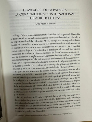 Alberto Lleras Villegas Editores