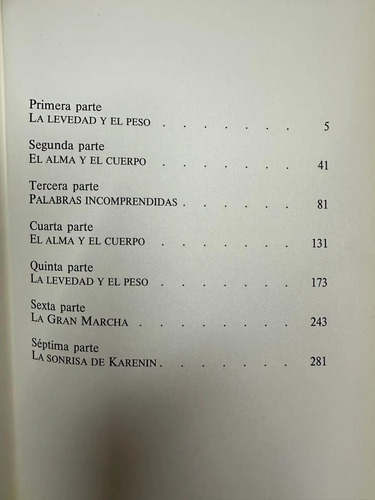 La Insoportable Levedad Del Ser - Milan Kundera