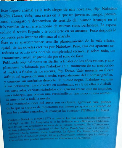 Rey, Dama, Valet - Vladimir Nabokov