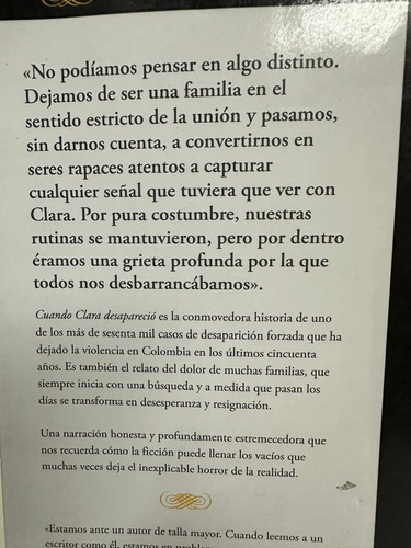 Cuando Clara Desapareció  - Enrique Patiño
