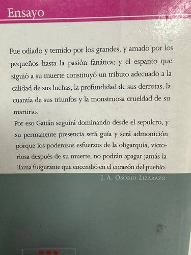 Gaitán: Vida Y Muerte - J.a. Osorio Lizarazo