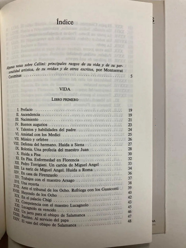 La Vida De Benvenuto Cellini Escrita Por Él Mismo//1500-1571