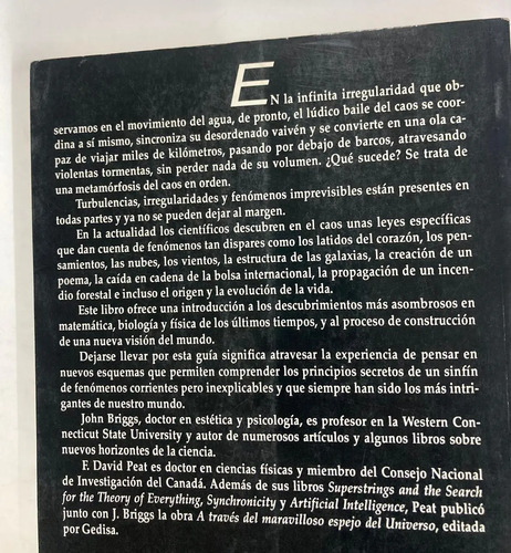 producto_639279673026293823_1 Espejo Y Reflejo: Del Caos Al Orden - J. Briggs Y F.d. Peat