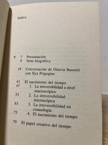 El Nacimiento Del Tiempo - Ilya Prigogine
