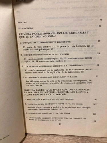 Criminología Y Política En Materia Criminal - Denis Szabo