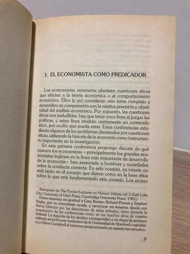 El Economista Como Predicador I Y Ii - George Stigler