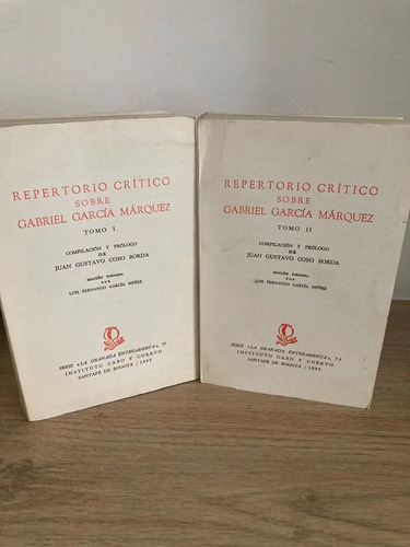 producto_639279680250165881_0 Repertorio Critico Sobre Gabriel García Marquez Tomo I Y Ii