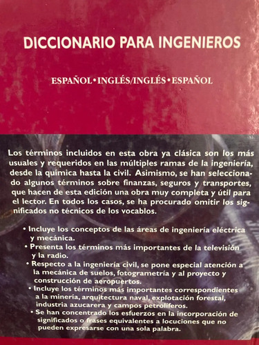 producto_639279680547200359_1 Diccionario Para Ingenieros - Luis A. Robb
