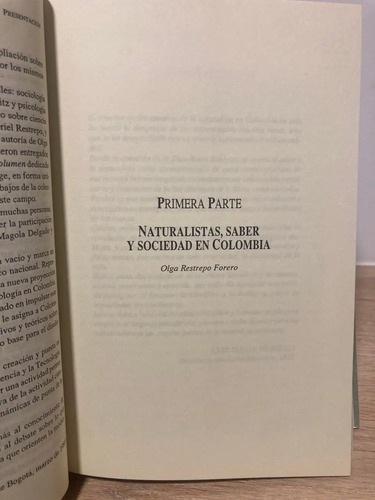 Historia Natural Y Ciencias Agropecuarias Toma Iii - Olga R.