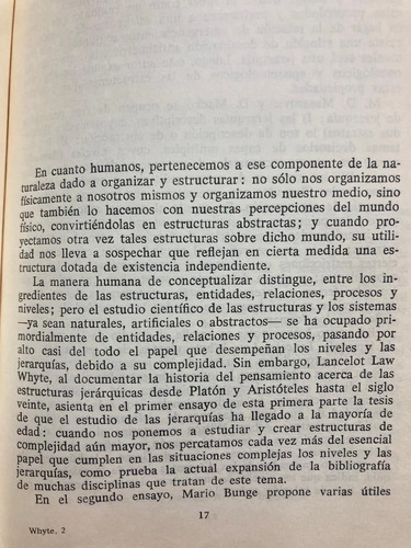 Las Estructuras Jerárquicas - Lancelot Law Whyte