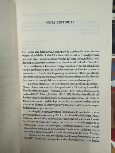 producto_639279694309965480_3 El Tercer Mundo Como Problema Filosófico - Vittorio Hösle