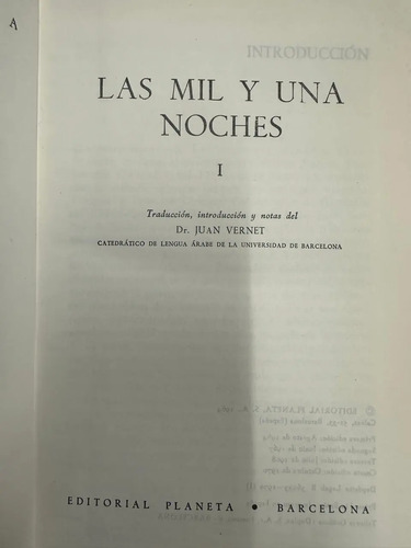 Las Mil Y Una Noches I, Ii, Iii