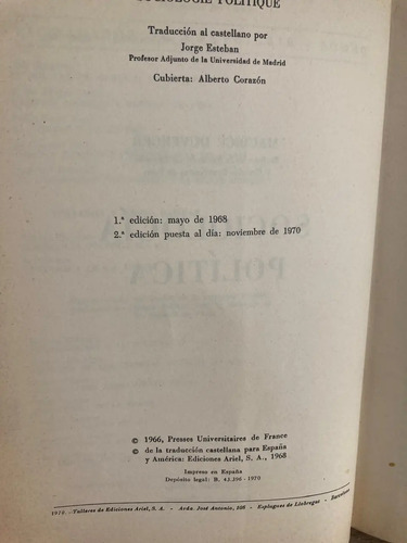 Sociología Política - Maurice Duverger