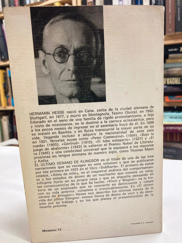 producto_639279699522120667_5 El Último Verano De Klingsor - Hermann Hesse