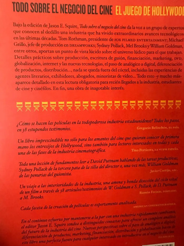 Todo Sobre El Negocio Del Cine - Jason E. Squire