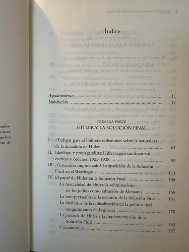 Hitler, Los Alemanes Y La Solución Final - Ian Kershaw