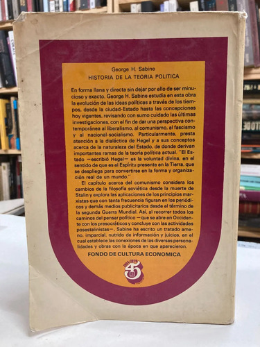 producto_639279706355216718_6 Historia De La Teoría Política - George H. Sabine