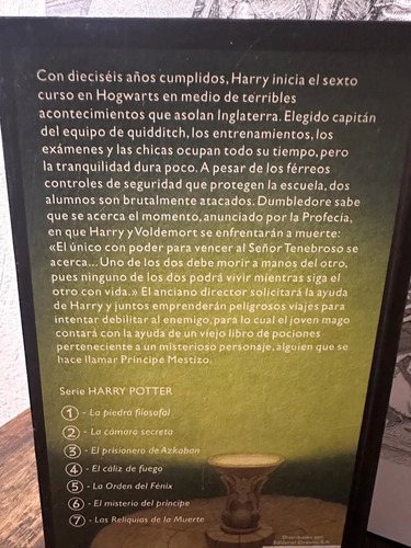 Harry Potter Y El Misterio Del Principe - J.k. Rowling